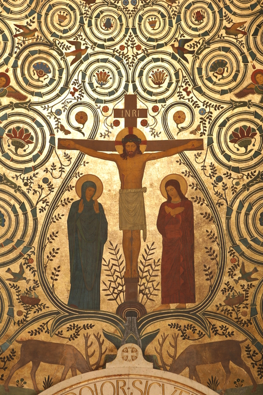 Bild der Kreuzigung Christi